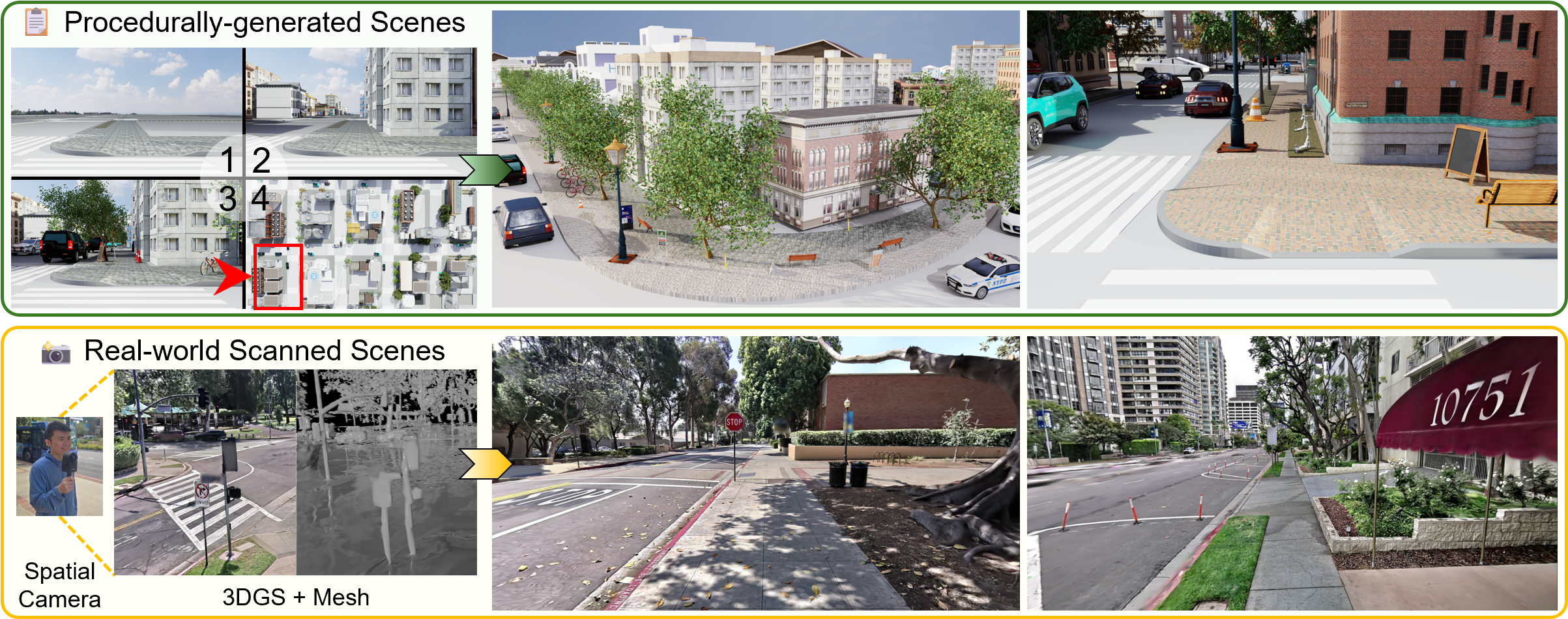 Scene types in SidewalkBench